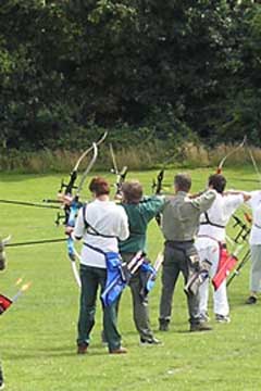 Archers in action at the 2007 Invicta Springboard Tournament.