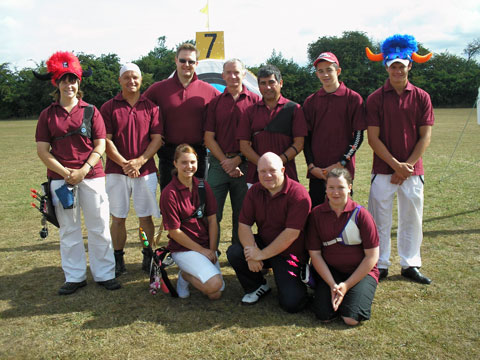 The Kent Recurve Freestyle Team.