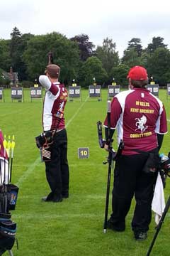 The Kent compound team for the National County Team Championships.
