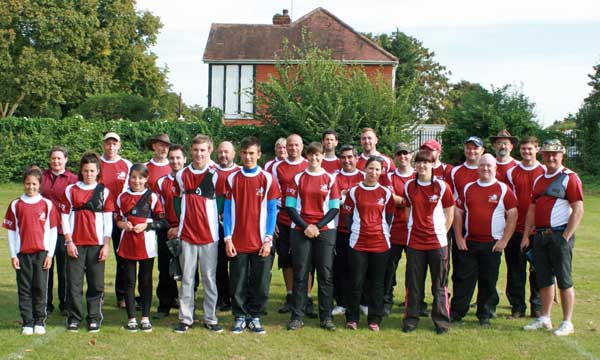 The Kent county team for the 3-way match on 24 August 2014.